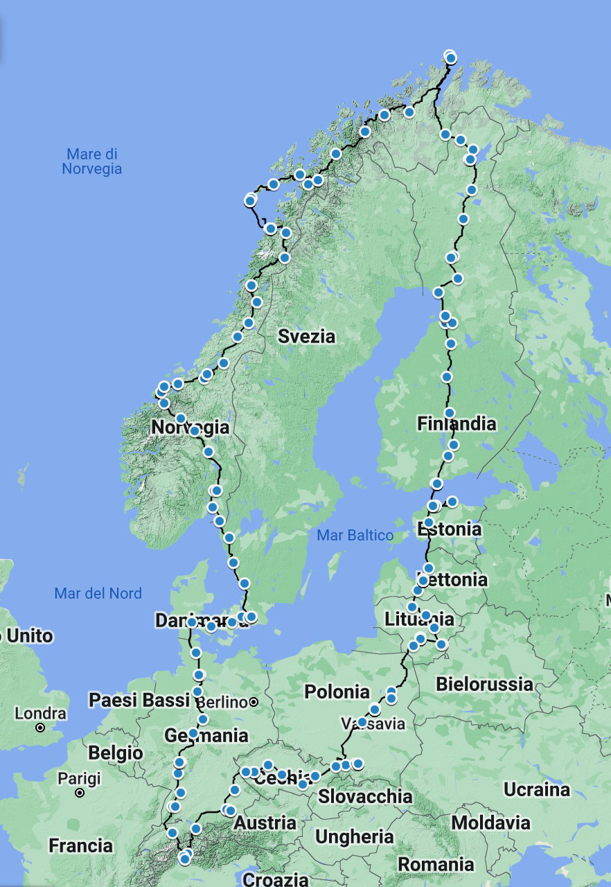 Bagger's life ® | In moto a Capo Nord 1 Bagger's Life - Ride to North Cape