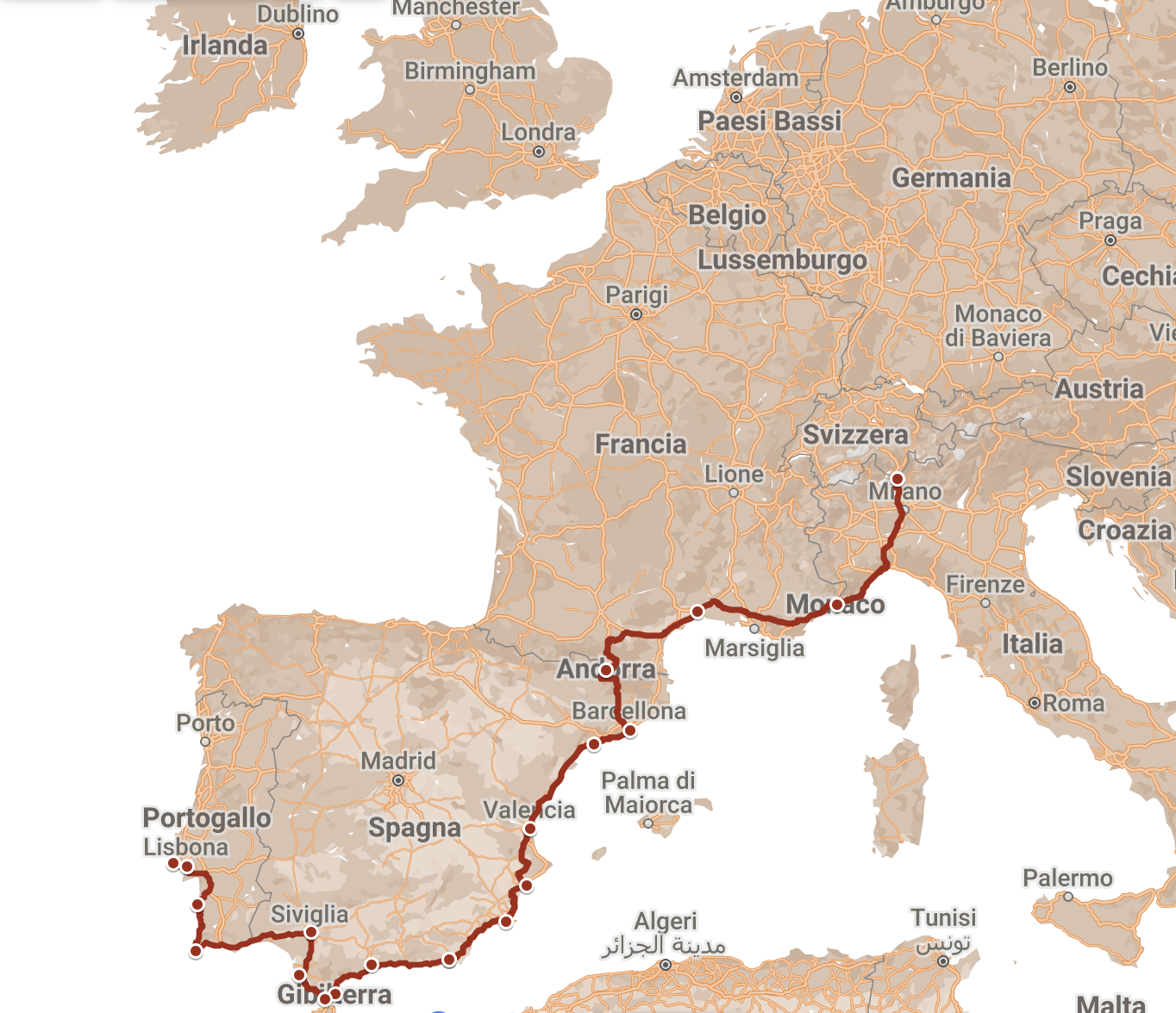 Bagger's life ® | The ride to Western Europe - The ride 2 Bagger's Life Ride to Western Europe - Coastal road