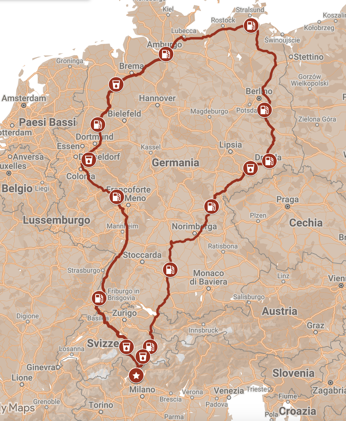 Bagger's life ® | Iron Butt Challenges 1 Bagger's Life - Iron Butt Google Maps Full Route