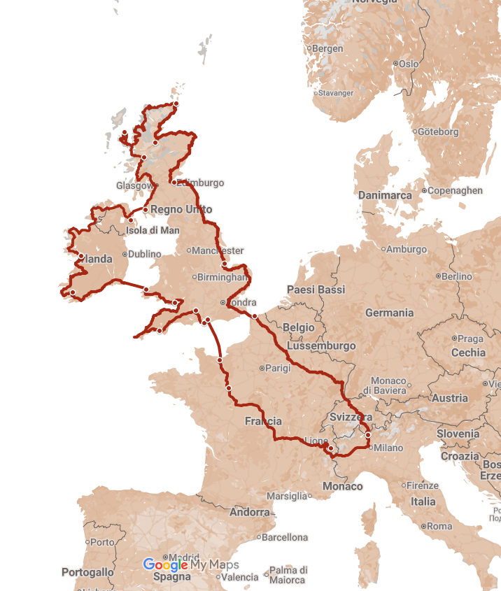 Bagger's life ® | The ride to UK and Ireland - The plan 1 Bagger's Life - The ride to UK and Ireland 2025 - Full ride